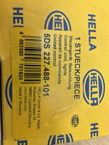 Hella steuergerät beleuchtung - hella,