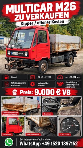 Multicar m26 allrad - multicar,